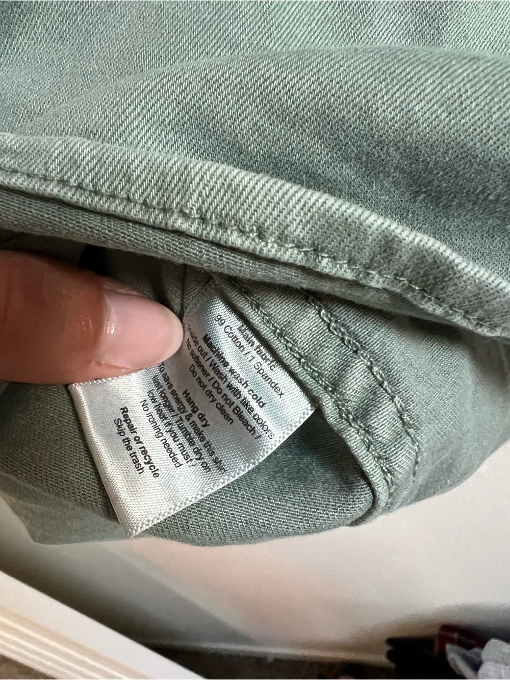Men's Poncho Sage Brush Ventura Denim Button-Front Work Shirt - Picture 8 of 8